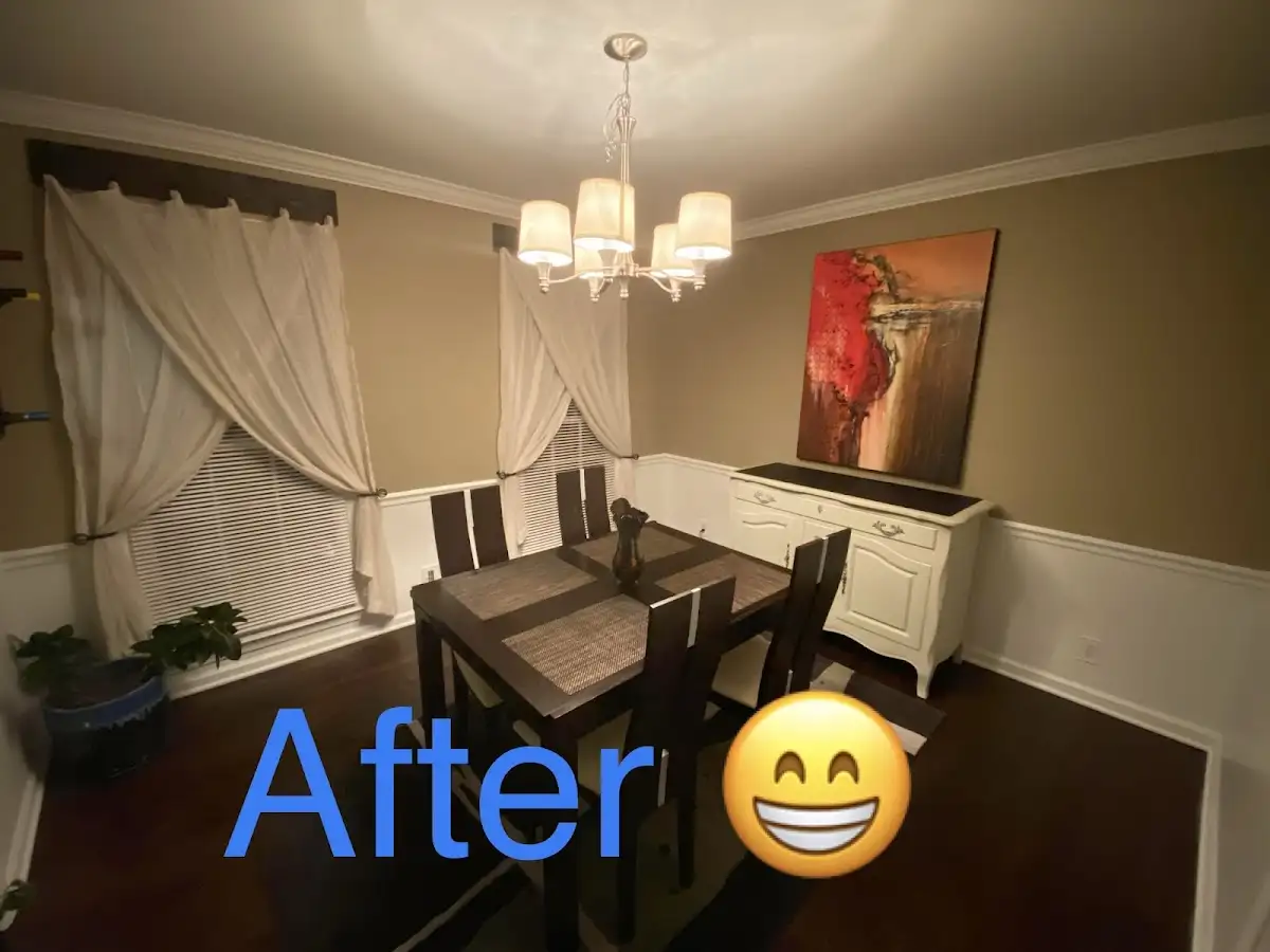 Professional dining room restoration after water damage in Clarence